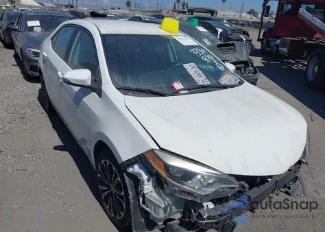2015 Toyota Corolla S Plus from USA, damaged, VIN 5YFBURHE1FP317740